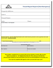 Non-Emergency Repair Request